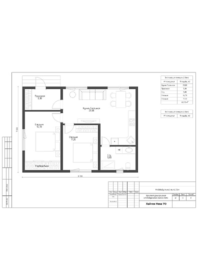 Дом Хай Тек Нева 70 м²